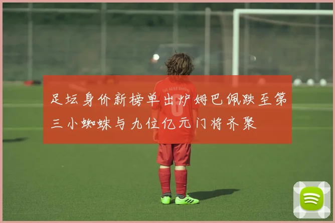 足坛身价新榜单出炉姆巴佩跌至第三小蜘蛛与九位亿元门将齐聚